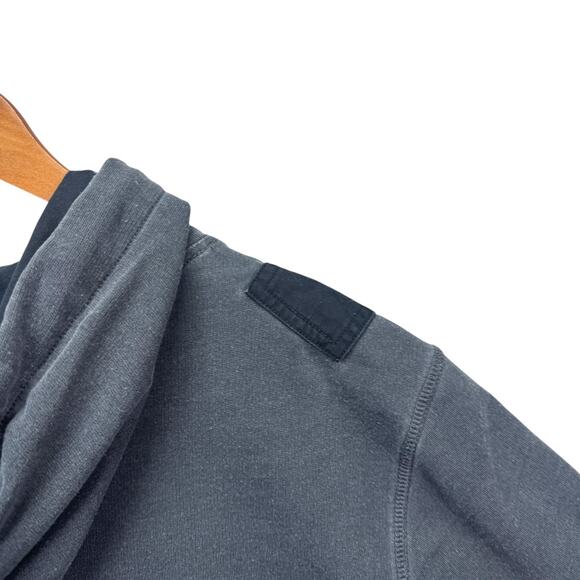 Harley Davidson Motorcycles Hoodie Large Gray Metal Clasp Winter Elbow Shirt L - Picture 5 of 7